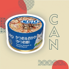 INABA Ciao консервы для кошек Тунец Кацуо c кацуобуси 85 гр
