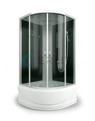 ДУШЕВАЯ КАБИНА ERLIT ER3510TP-C4 100x100x215 ВЫСОКИЙ серый ПОДДОН