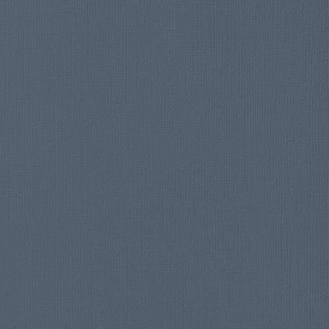 Текстурированный кардсток 30х30 American Crafts Textured Cardstock - Цвет Blueberry