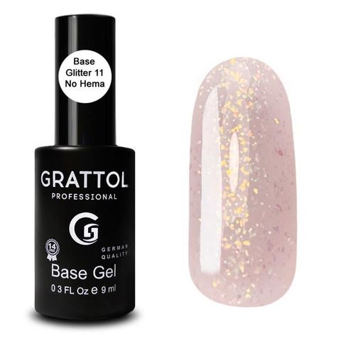 База камуфлирующая GRATTOL Glitter 11 9мл