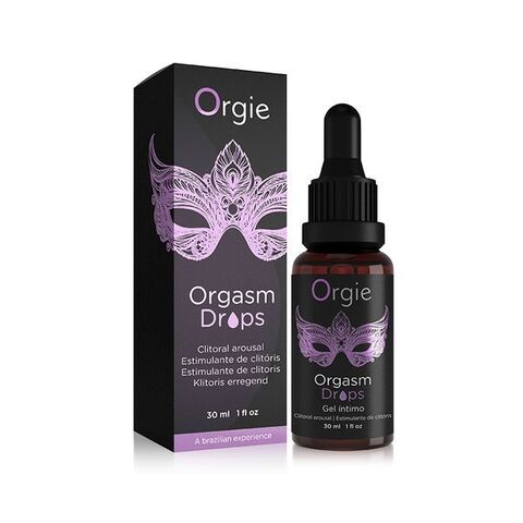 Orgie Orgasm Drops, 30 ml Возбуждающий гель для клитора с разогревающим эффектом