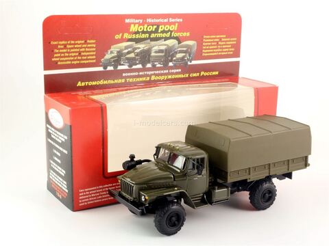 Ural-43206 military truck with canvas, Russian Collection Elecon 1:43