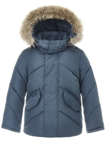 Серо-голубая куртка "Аляска"