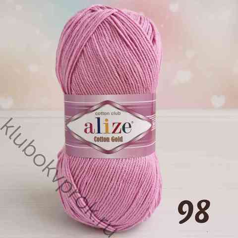 ALIZE COTTON GOLD 98, Розовый фиолетовый