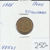 V0521 1975 Перу 20 сентаво сентавос центаво