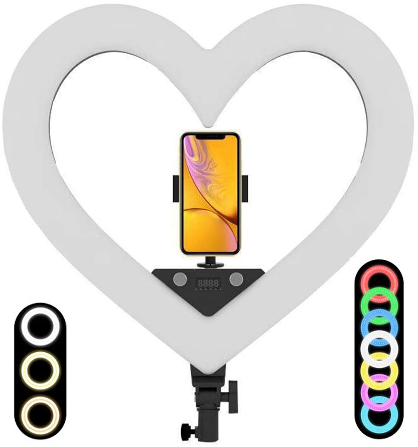 LED Selfie Light Ring RGB Coloured (RGB MJ48, 19 inch) MOQ:5 - buy with  delivery from China | F2 Spare Parts