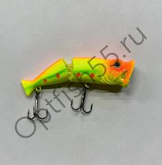 Воблер Rosy Down Marauder 80F 80мм, 10гр, загл. 0м