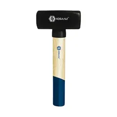 Кувалда КОБАЛЬТ 4000 гр., деревянная рукоятка из ясеня, длина рукоятки 350 мм (918-848)