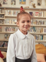 Рубашка школьная для девочки Next C52-970, Белый