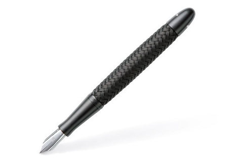 Ручка перьевая Pelikan Porsche Design Tec Flex P3110 Matt Black Chrome (PD920876)