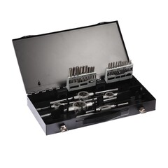 Набор метчиков и плашек M3-M12 37пр HSS-G Terrax by Ruko A245020