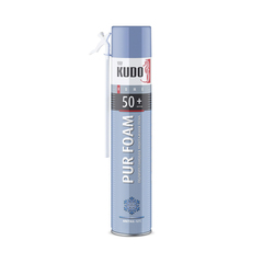 Бытовая монтажная пена Kudo Home 50+, всесезонная, 1000 мл