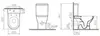 Vitra 7044B003-7200 *INTEGRA чаша унитаза напольн.безободков.