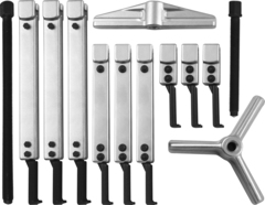 Jonnesway AE310144S Съемник универсальный, американского типа со скользящими 2-3 захватами в наборе, диапазон захватов внутр./наружн. 60-160/40-120, глубина 100-250 мм 49541