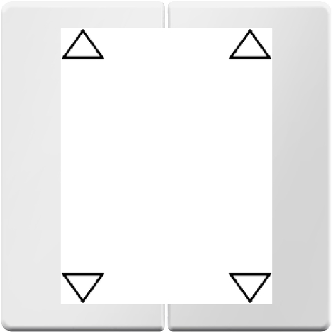 Выключатель управления жалюзи/рольставни двухклавишный (блокировка одновременного нажатия с двух сторон ). Цвет Полярная белизна. Berker (Беркер). Q.1 / Q.3 / Q.7. 16446089+503520