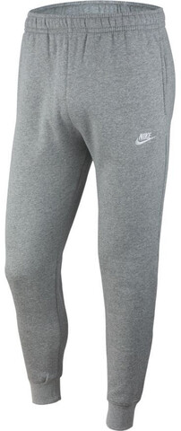 Теннисные брюки Nike Sportswear Club Fleece M - grey heather/mate silver/white