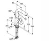 Смеситель для раковины Kludi Zenta 420260575