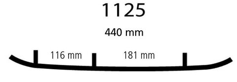 КОНЬКИ WOODYS RUP-1125 ДЛЯ СНЕГОХОДА POLARIS WIDETRAK LX