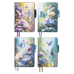 
          Ежедневник-блокнот Basir, формат А6, серия "Бабочки", 80 листов, размер 16*10.7 см