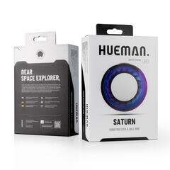 Фиолетовое эрекционное виброкольцо Saturn Vibrating Cock/Ball Ring - 