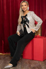 Костюм праздничный Роскошный вечер (черно-белый) К14458-39М LT Collection