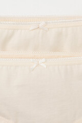 трусы/ уп  для девочки  К 1964-3уп/сливки