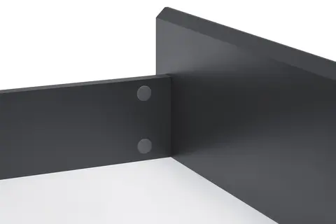 Шкаф 2-х створчатый ШК-03 Симпл графит