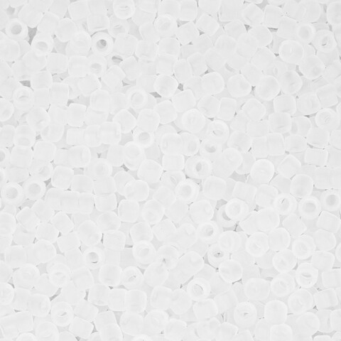 Японский бисер TOHO Treasure (№1F), прозрачный матовый