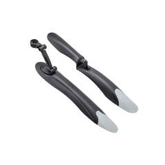 Комплект крыльев 24"-26" XGNB-057, пластик, полуфэт, черно-серые/610243