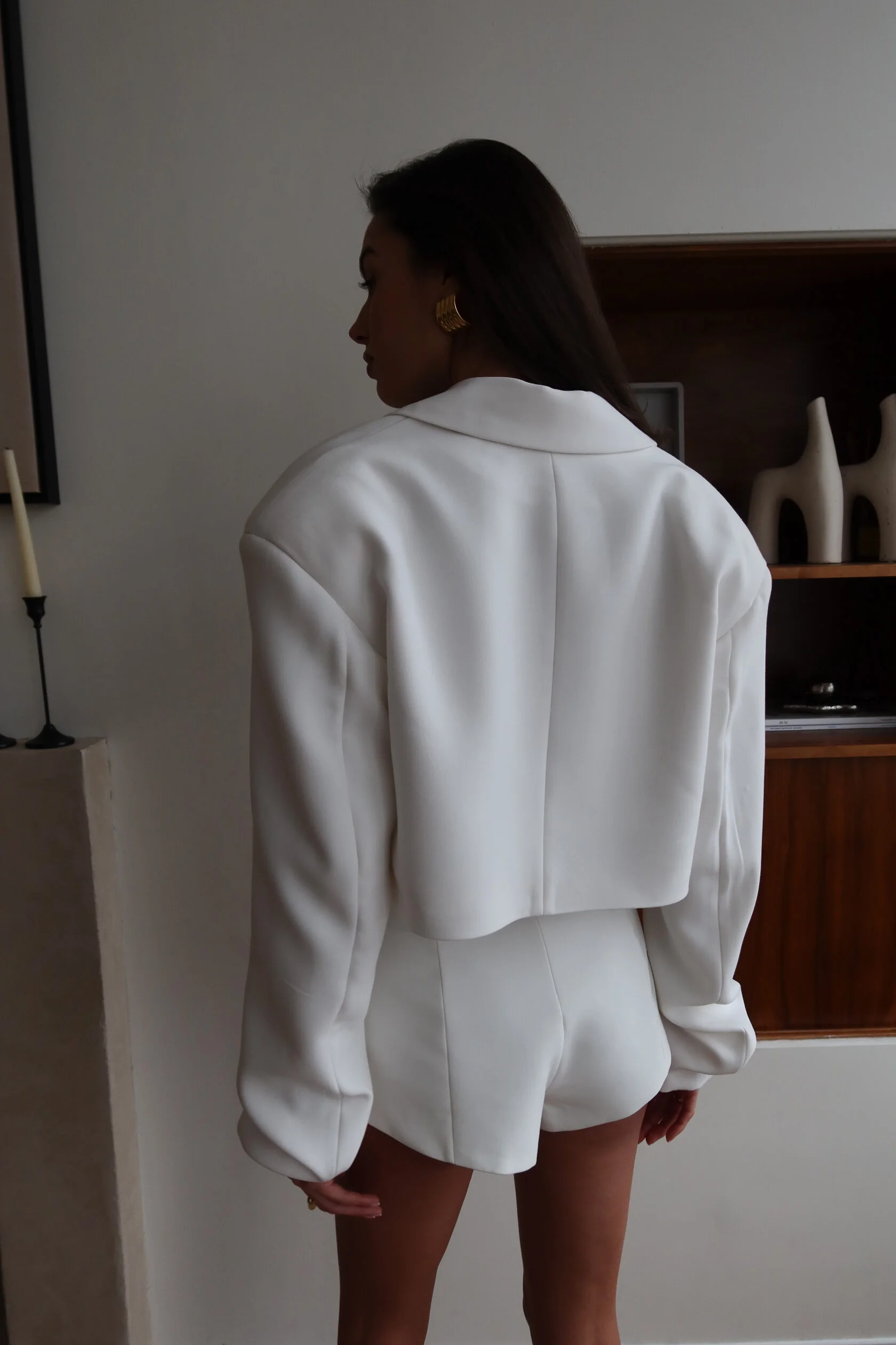 Шорты-мини, Белый