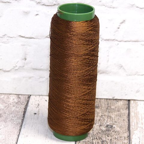 Шелк 100% CORDONETTO 1500 золотисто-коричневый