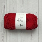 Пряжа лен-тенсель 15 бордо