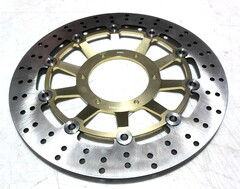 Диск тормозной передний золотой на Honda CBR RR 1000 , CBR RR-ABS 1000 ,CBR RR-SP 1000