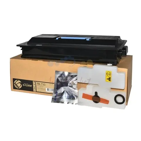 Тонер-картридж БУЛАТ s-Line TK-715 для Kyocera KM-3050, KM-4050, KM-5050 (Чёрный, 34000 стр.)