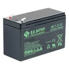 Аккумуляторная батарея B.B. Battery BC 7.2-12 BB (12V 7,2Ah ДхШхВ 151x65x100 мм, масса 2,2 кг) клеммы F2