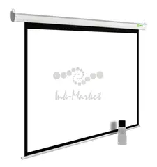 Экран Cactus 122" 220x220см MotoExpert CS-PSME-220x220-WT 1:1 настенно-потолочный рулонный белый (моторизованный привод) — фото 2