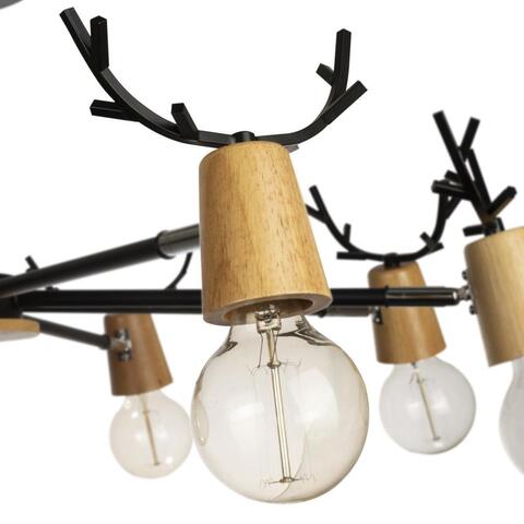 Люстра на штанге Loft It SVEN 10024/8 Black