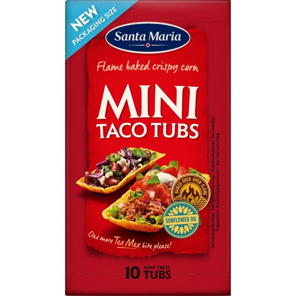 Лепешка Santa Maria 86G Mini Taco Tubs – купить за 721 ₽ с доставкой из  Финляндии