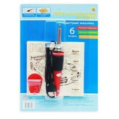 Набор для выжигания по дереву - 2 плашки 15х15 см (в блистере). БЫСТРЫЕ МАШИНЫ