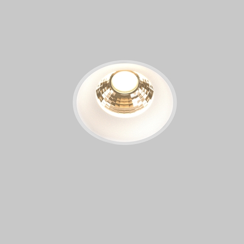 Встраиваемый светодиодный светильник Maytoni Round DL058-12W2.7K-TRS-W