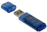 Флешка 32 GB USB 2.0 SmartBuy Glossy (Синий)