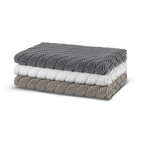 Коврик 60x95 Hamam Diagonal White белый