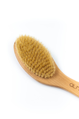 ALMASPA Щетка из щетины кабана для сухого массажа, 25 см