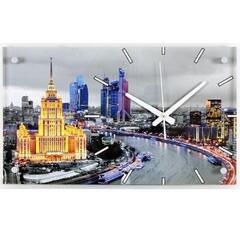 Часы 21 Bek настенно-настольные 1732-966 "Москва-Сити"