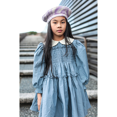 Платье Raspberry Plum (Модель Simone Ruffle Taffeta Blue) купить в Babyswag