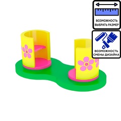 Детская карусель с сиденьями "Чашечки"