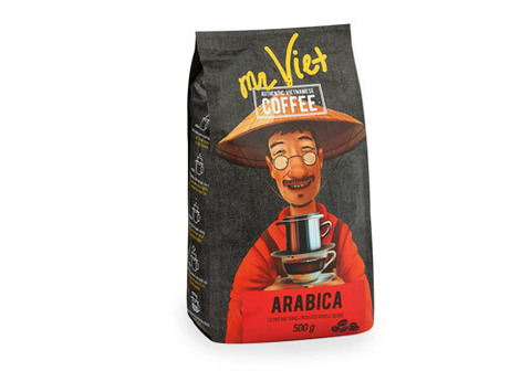Кофе цельнозерновой Мистер Вьет "Арабика", 500г