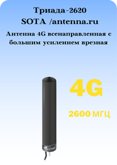 Триада-2620 SOTA: всенаправленная антенна 4G с большим усилением врезная