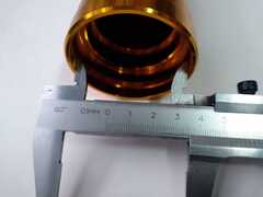 Внешний стакан пера вилки для Yamaha MT09 2014-2020 г.в. золотой