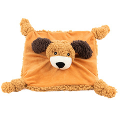 AROMADOG игрушка для собак Собачка-плед 30 см с пищалкой, рыжая